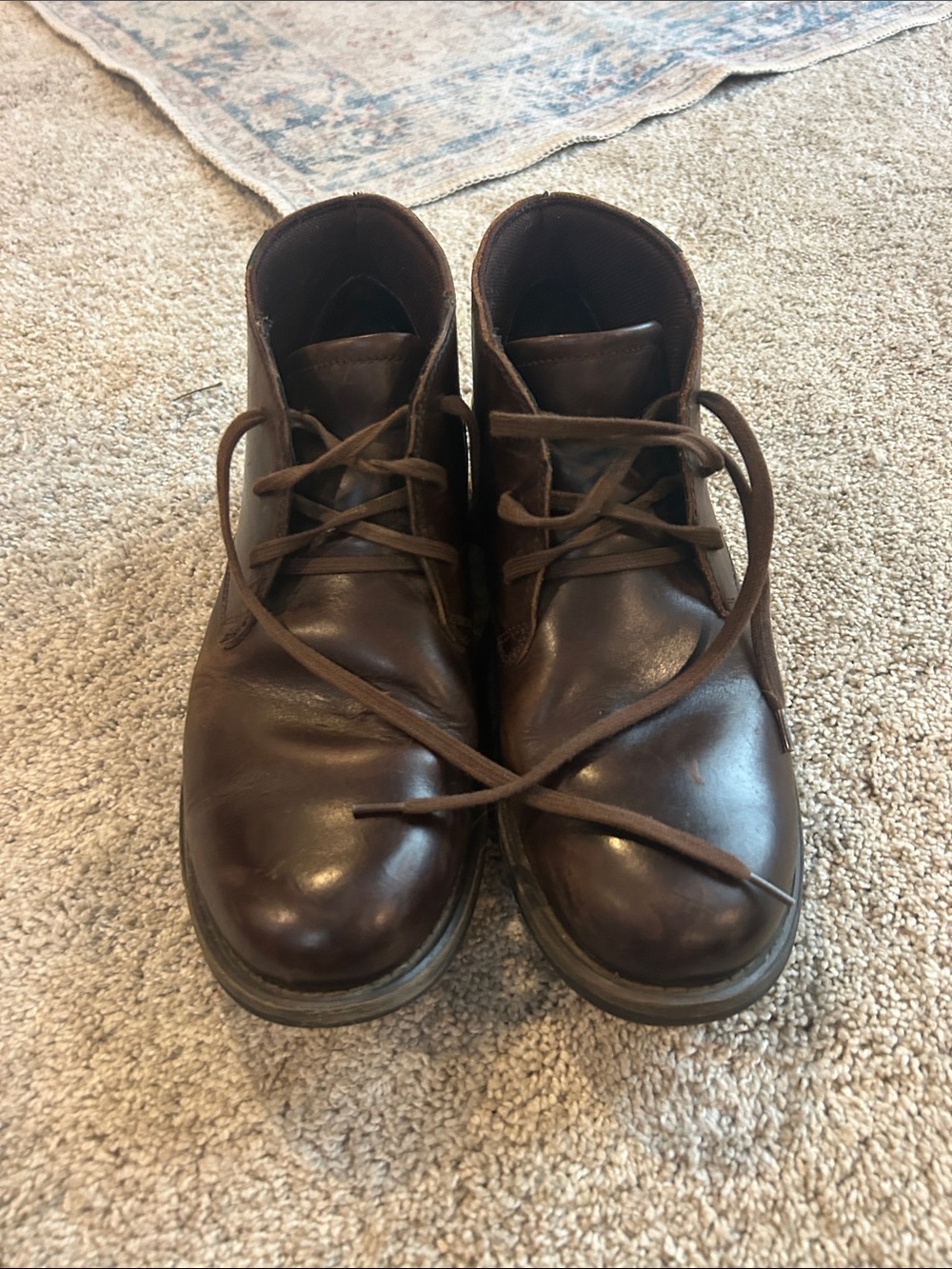 Eastland Dark Brown Leather Chukka Boots